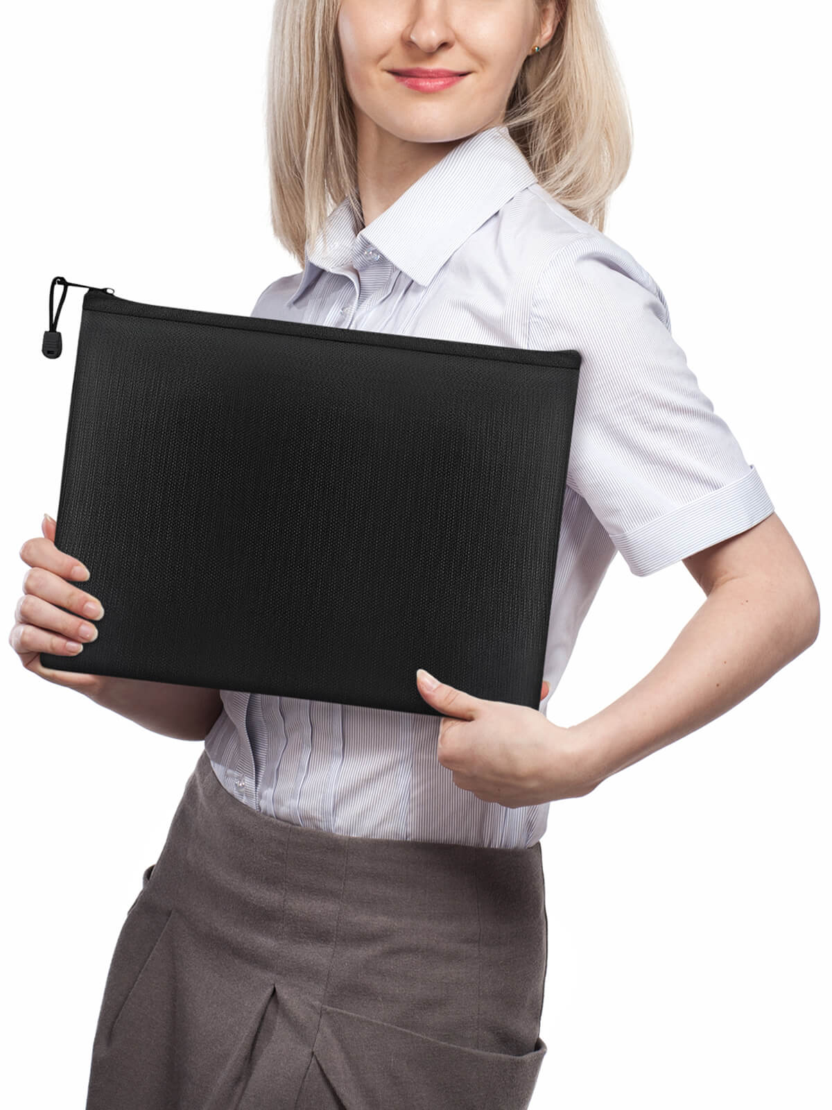 TigerKing Safe Black Fireproof Bag Waterproof Bag 11.8 * 8.26 inches