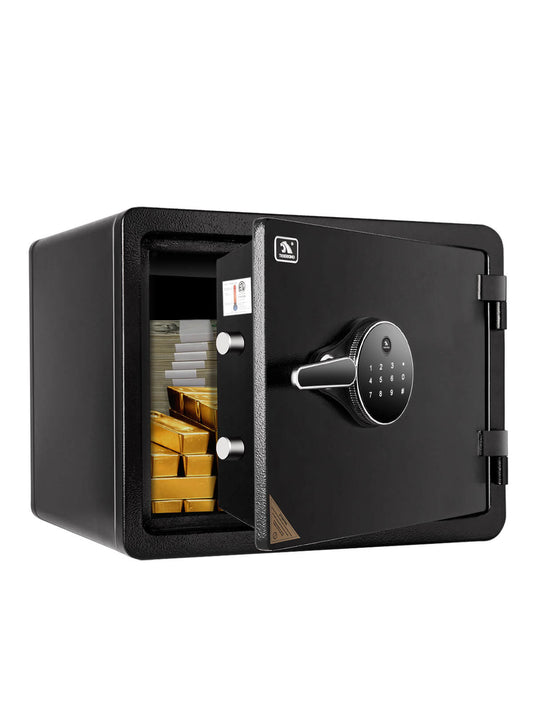 TIGERKING 1 Hour Fireproof Safe Box 2.33-Cu-ft-with-Digital-Touchscreen Keypa Lock Quick Access Home Security Safes 35DZ