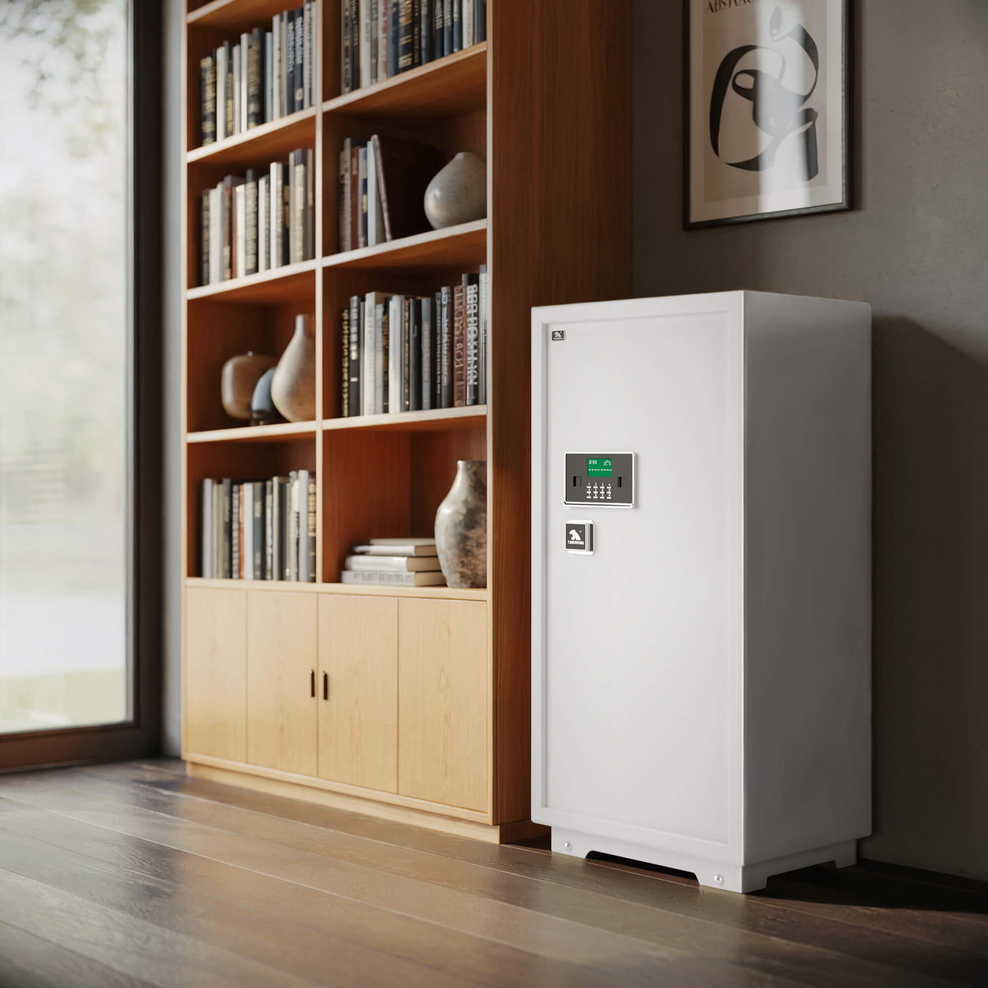 TIGERKING 11.5 Cubic Feet 150XH-1 tall jewelry safe with shelves Extra Large Heavy Duty Safe Box Home Safe Library Study Room Safe