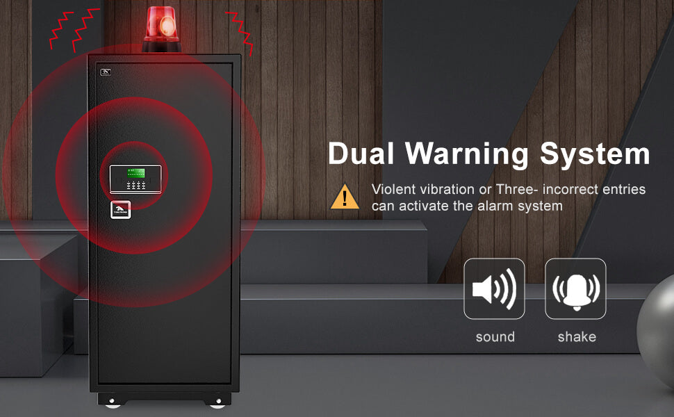 TIGERKING 17.6 Cubic Feet Extra Large Heavy Duty Safe Box, Fortify your treasures with our next-gen security vault. Smart protection, unstoppable defense.