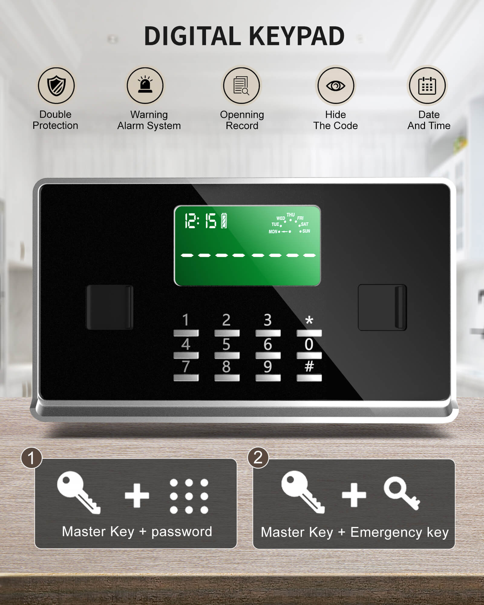 Heavy Duty Jewelry Safe Black 17.6 Cubic Feet 150XH-1 TIGERKING SAFE