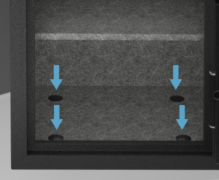 TIGERKING 8.78 Cu Ft Fireproof and Waterproof Safe with Digital Keypad, DIY Pegboard Door, Heavy-Duty Steel Large Floor Safe for Home & Office, 30-Min 1200°F Fireproof & 72-Hr Waterproof Protection