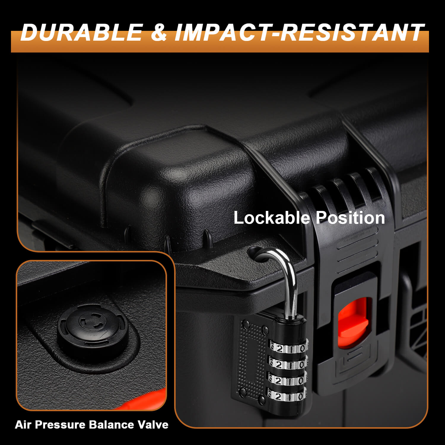 Waterproof Hard Pistol Case / 5 Pistols