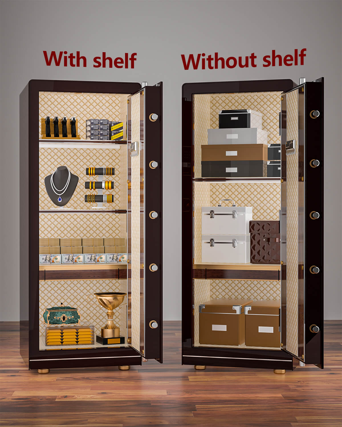 150BH Red 17.8 cu.ft | Heavy Duty Biometric Home Safe