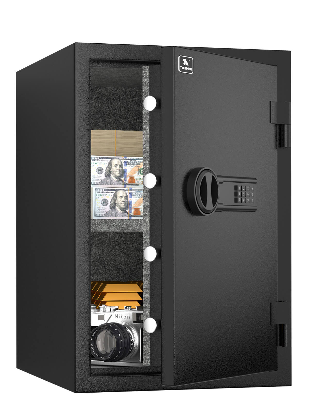 Fireproof Safe With Digital Lock 1.8 Cubic Feet - FPSD51 TIGERKING SAFE