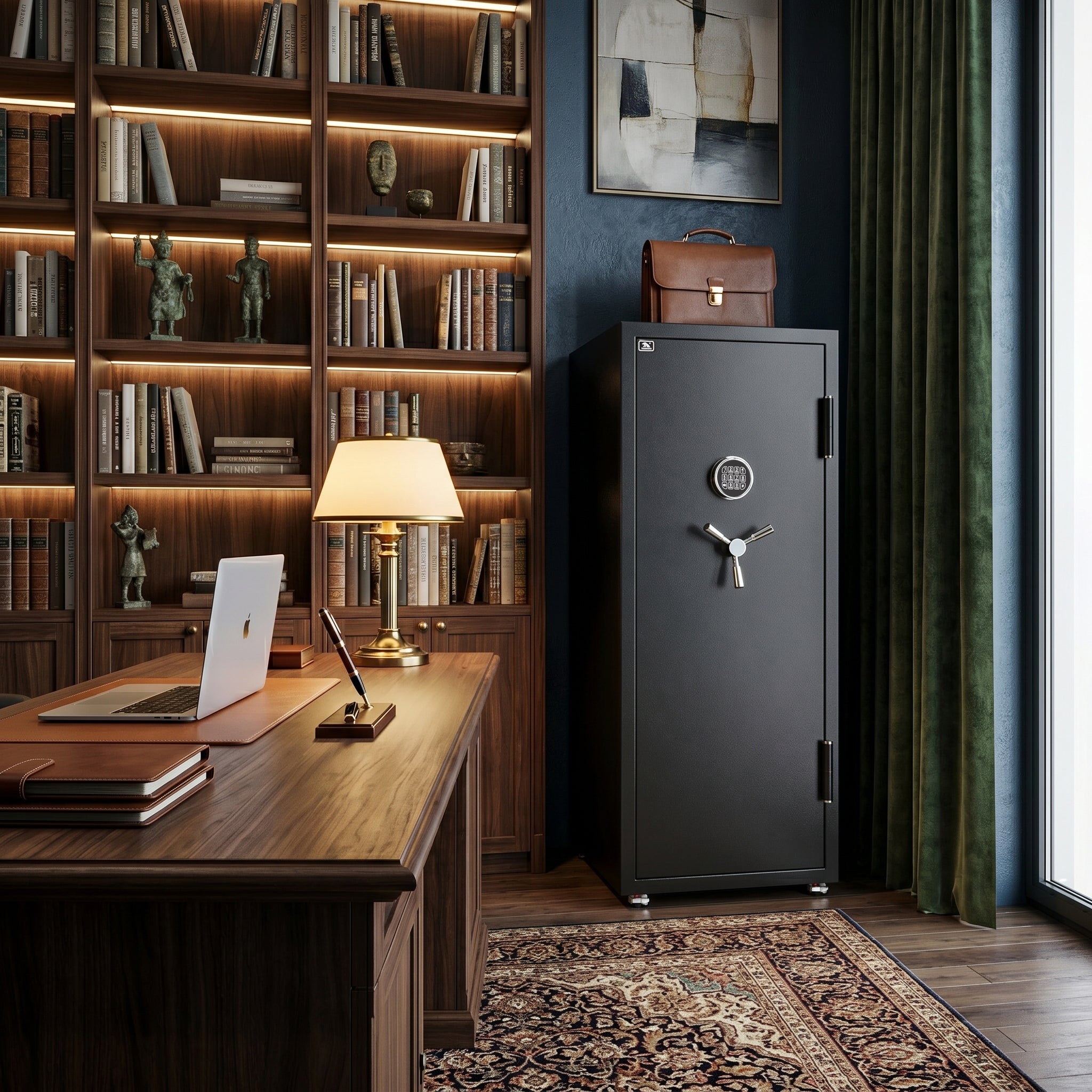 Large Document Safe 2-Hour Fireproof with 4-Drawer, 489 lb Safe - FF4D