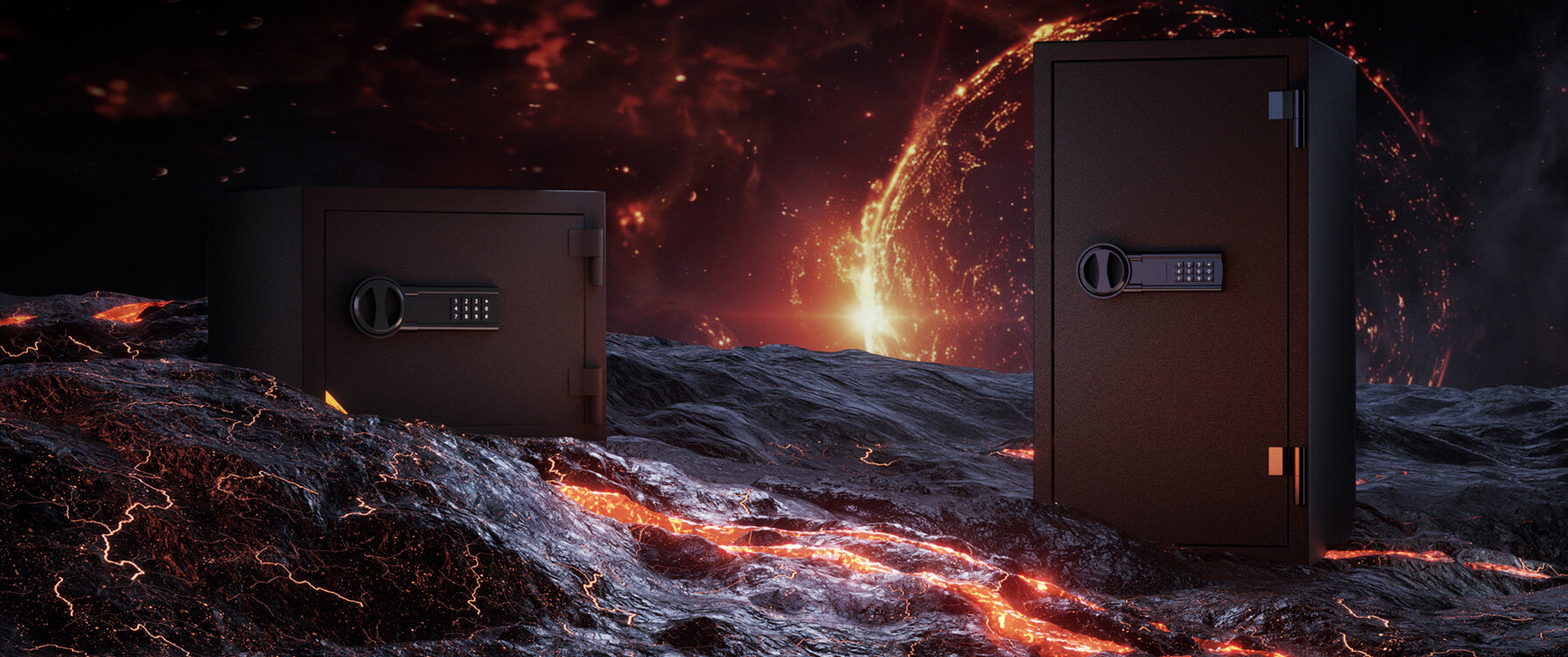 Fireproof Safe Box & Extra Large Jewelry Home Safes
