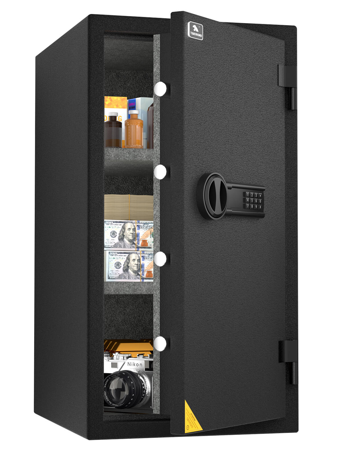 TigerKing Safe 30 mins Fireproof Safe with Digital Lock 3.47 Cu.ft - New FPSD66 TIGERKING SAFE