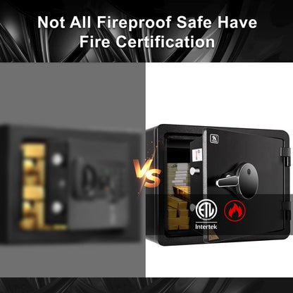 Fireproof Safe with Fingerprint 2.3 Cubic Feet 42OE - TIGERKING 的副本 TIGERKING SAFE
