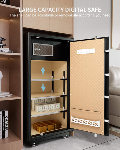 Extra Large 11.5 cu.ft Heavy Duty Safe, Alloy Steel Storage Safe for Home - 120XH-1