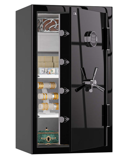 TIGERKING SPARK3822 8.78 Cu Ft Fireproof and Waterproof Safe look like furniture, Heavy-Duty Steel Large Floor Safe for Home & Office