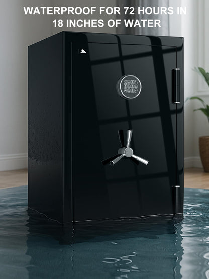 TIGERKING SPARK3822 8.78 Cu Ft Fireproof and Waterproof Safe look like furniture, Heavy-Duty Steel Large Floor Safe for Home & Office