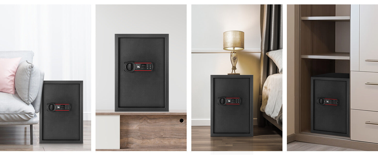 TigerKing Fingerprint Safe Box with Digital Lock 1.8 CU.ft E50SPFR