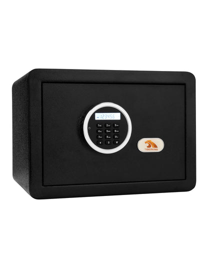 TIGERKING Digital Security Safe Lock Box, 1.2 Cubic Feet Steel Safety Box, Electronic Keypad Personal Small Safe