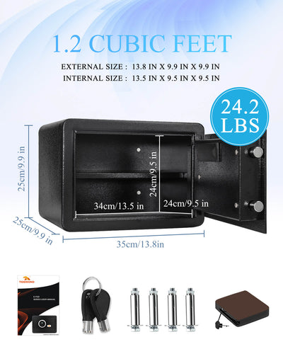 Small Digital Keypad Safe 1 Cu.ft E25LK