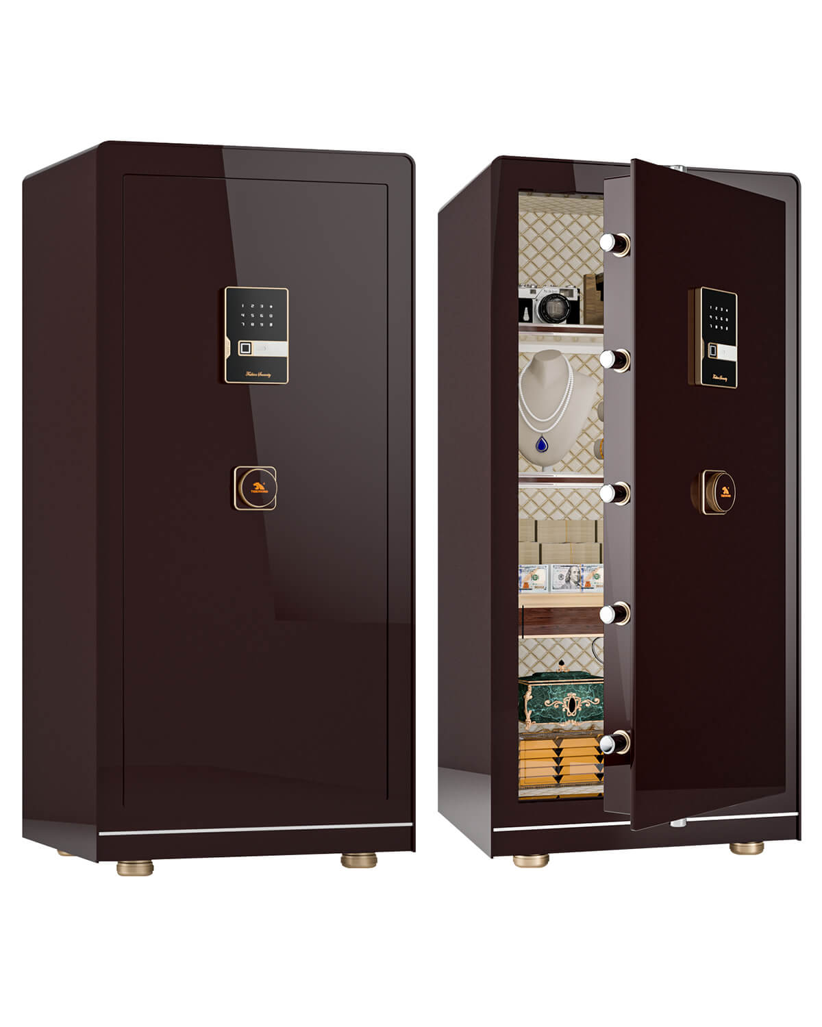 120BH Red 12.28 cu.ft | Extra Large Biometric Home Safe