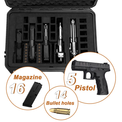 Waterproof Hard Pistol Case / 5 Pistols