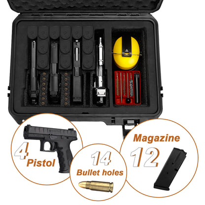 Waterproof Hard Pistol Case / 5 Pistols