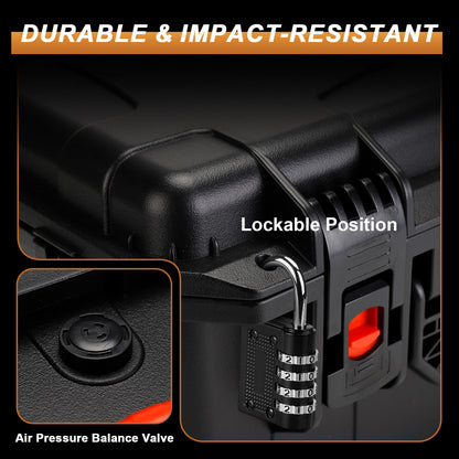 Waterproof Hard Pistol Case / 5 Pistols