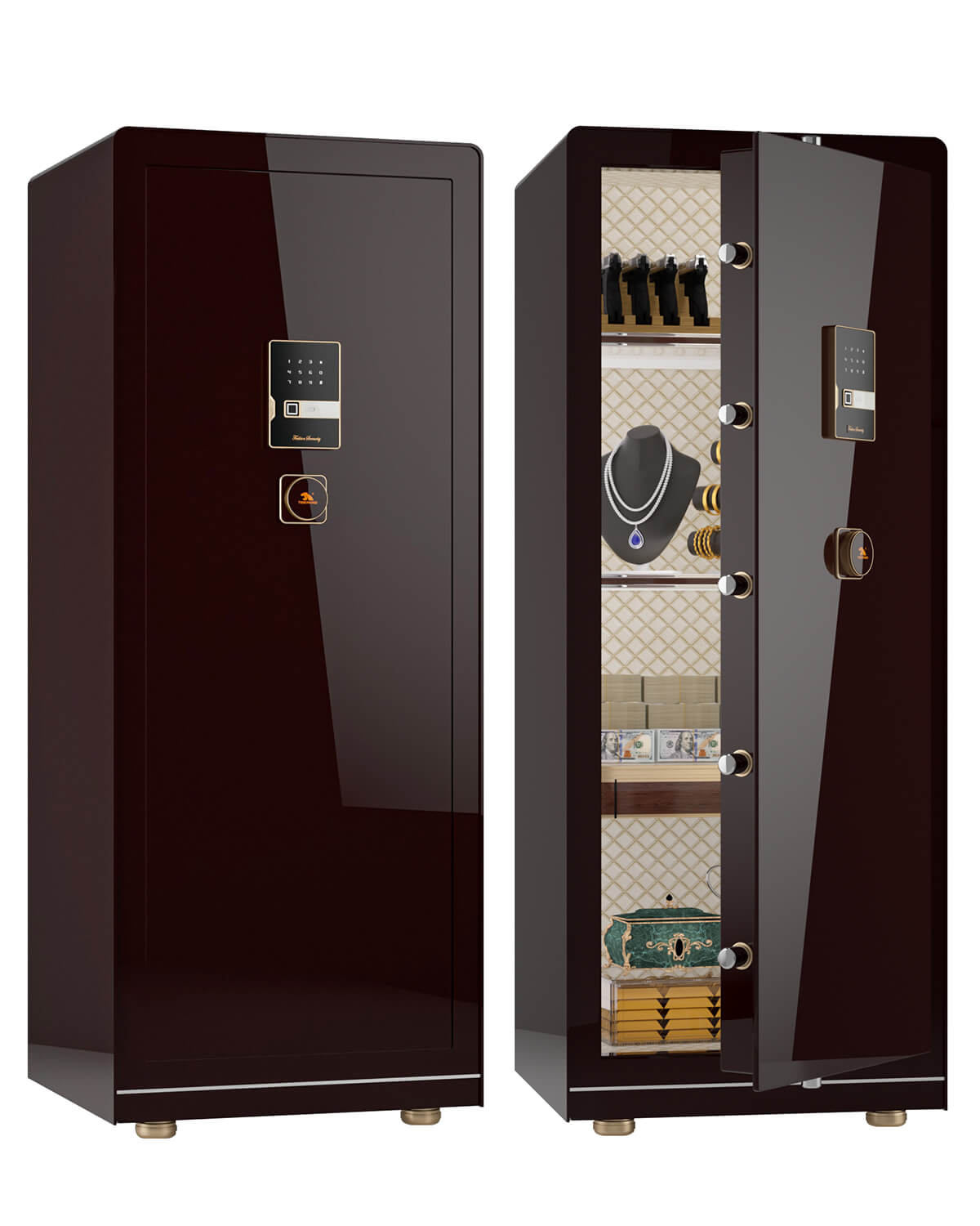 150BH Red 17.8 cu.ft | Heavy Duty Biometric Home Safe