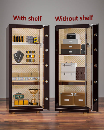 150BH Red | 17.8 cu.ft Heavy Duty Biometric Home Safe