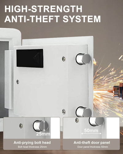 Mini Closet Safe With Fingerprint - E25FED