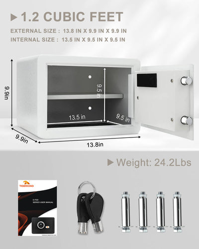 Mini Closet Safe With Fingerprint - E25FED