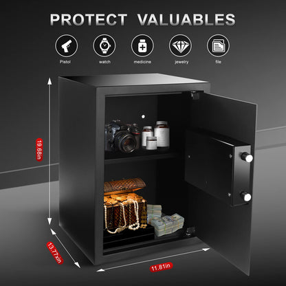 TigerKing Digital Keypad Safes Luxury Safe for Home safe box for documents Combination Lock 1.8 Cubic Feet E50SP