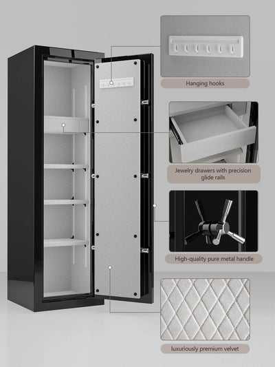TIGERKING SPARK 5517 8.12 cu.ft Fireproof Jewelry Safe