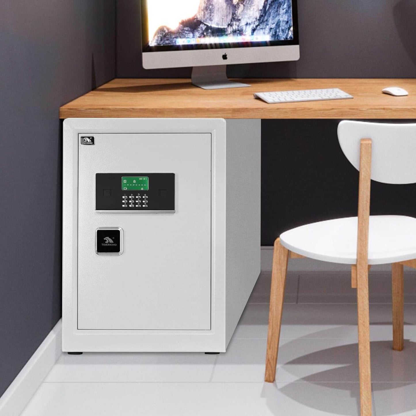 TigerKing Jewelry Home Safe Large Business Safes White ‎3.7 CU.ft 63XH