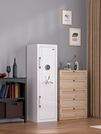 Left-Hinged Home Safe 8.12 cu.ft, UL 72 Fireproof Safe with Shelves - SPARK5517 LEFT