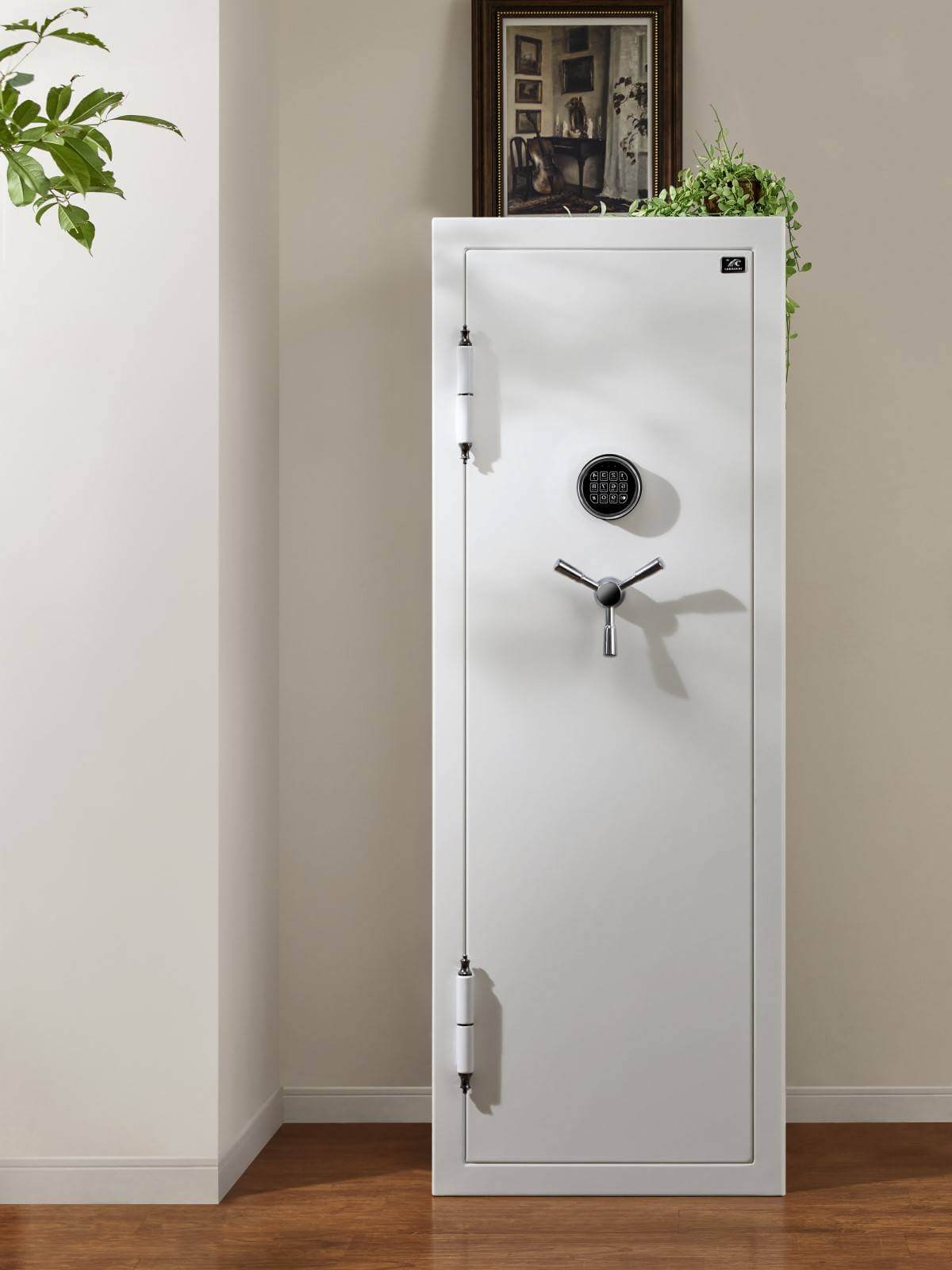 TIGERKING SAFE SPARK 5922 Left Hinged Safe Heavy Duty Fireproof Jewelry Safe 13 cu ft White Left Opening Fireproof Home Safes
