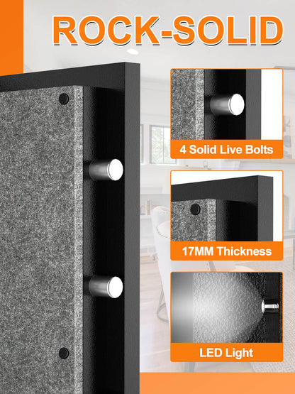 TigerKing 30 Min Fireproof Home Safe Digital Lock 1.24 CU.ft FPSD40