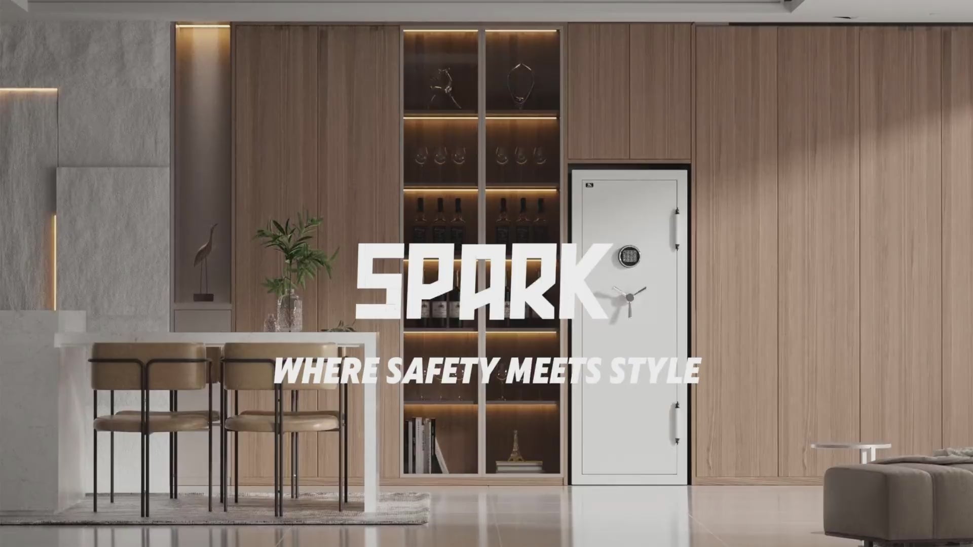 Load video: TigerKingSafe SPARK 5922 13.12 CU.FT Heavy Duty Fireproof Safe Box large white safe Video