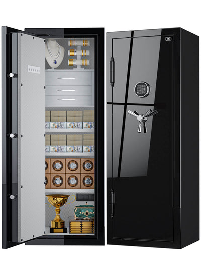 Left-Hinged XL Jewelry Safe, 13.12 cu.ft 3-Drawer UL 72 Fireproof - SPARK5922 SE LEFT