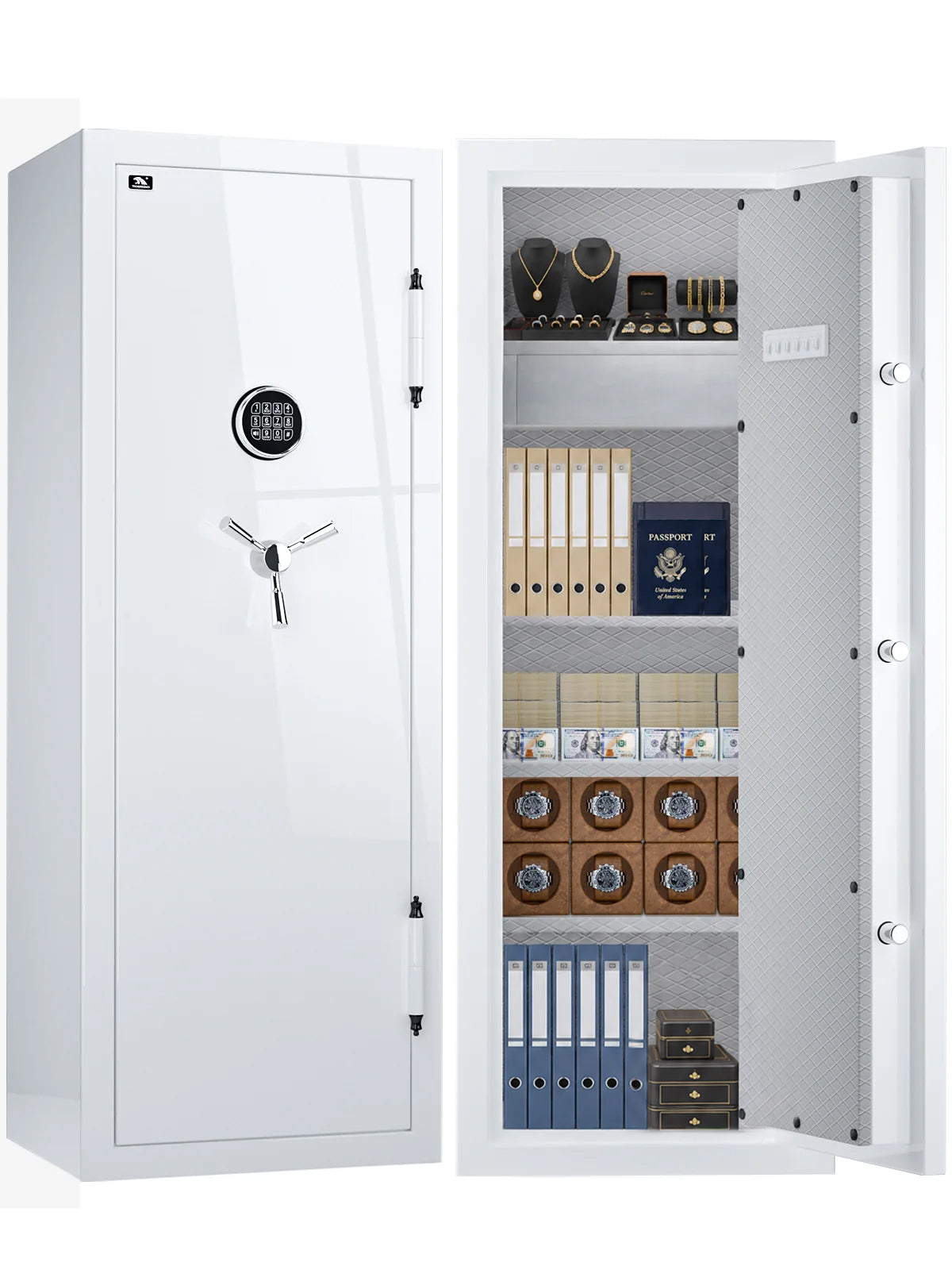 Extra Large Fireproof Jewelry Safe 13.12 cu.ft SPARK5922#color_white