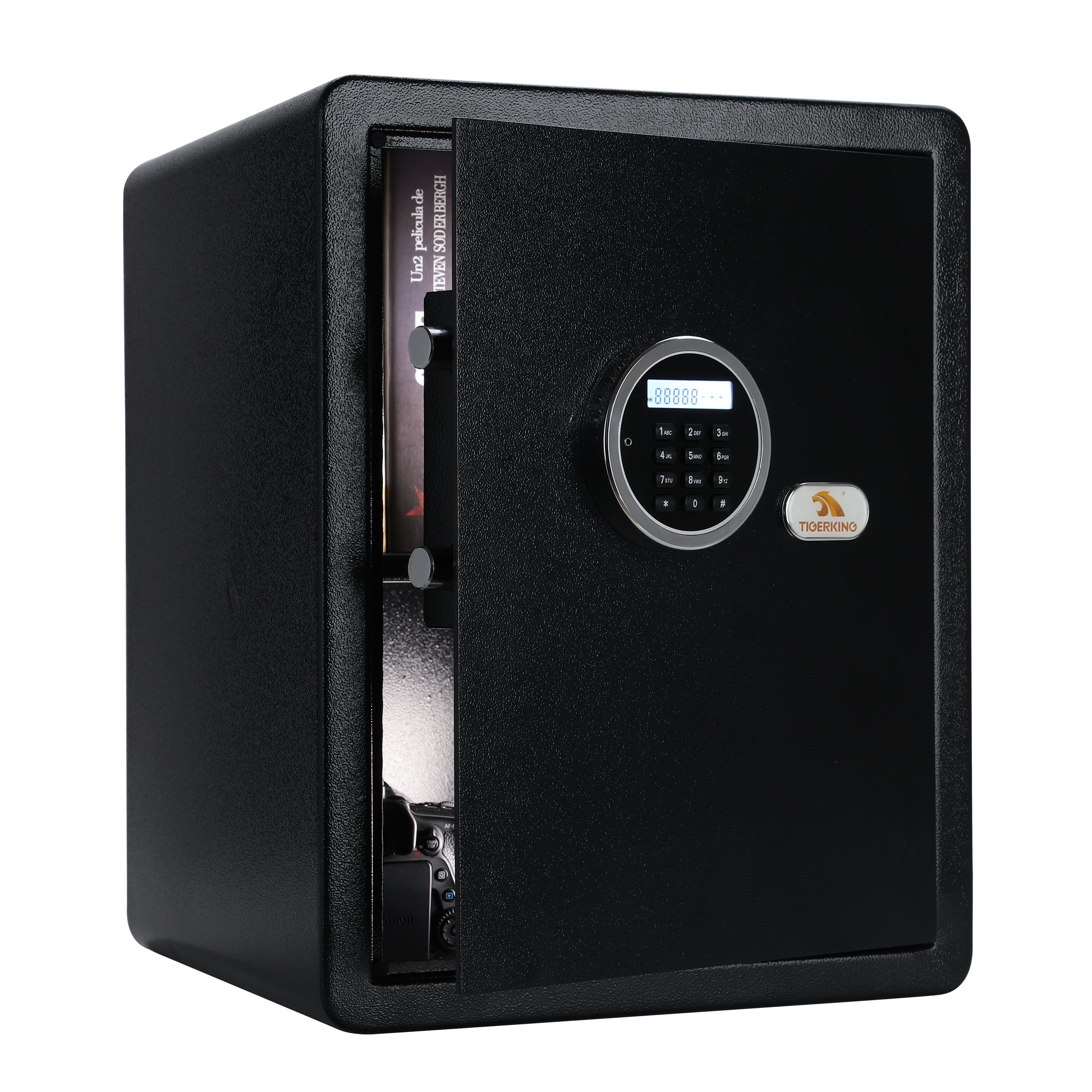 Security Home Safe 1.8 Cubit Feet Black E45LK - TIGERKING TIGERKING SAFE
