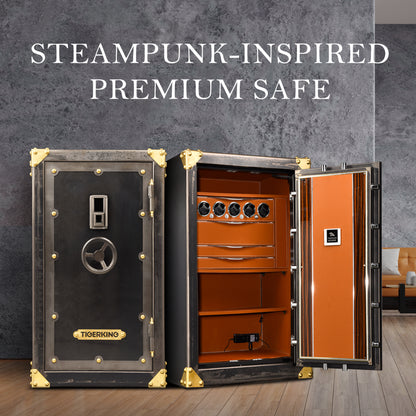 FPCS150 Steampunk style retro jewelry safe - tigerking TIGERKING SAFE