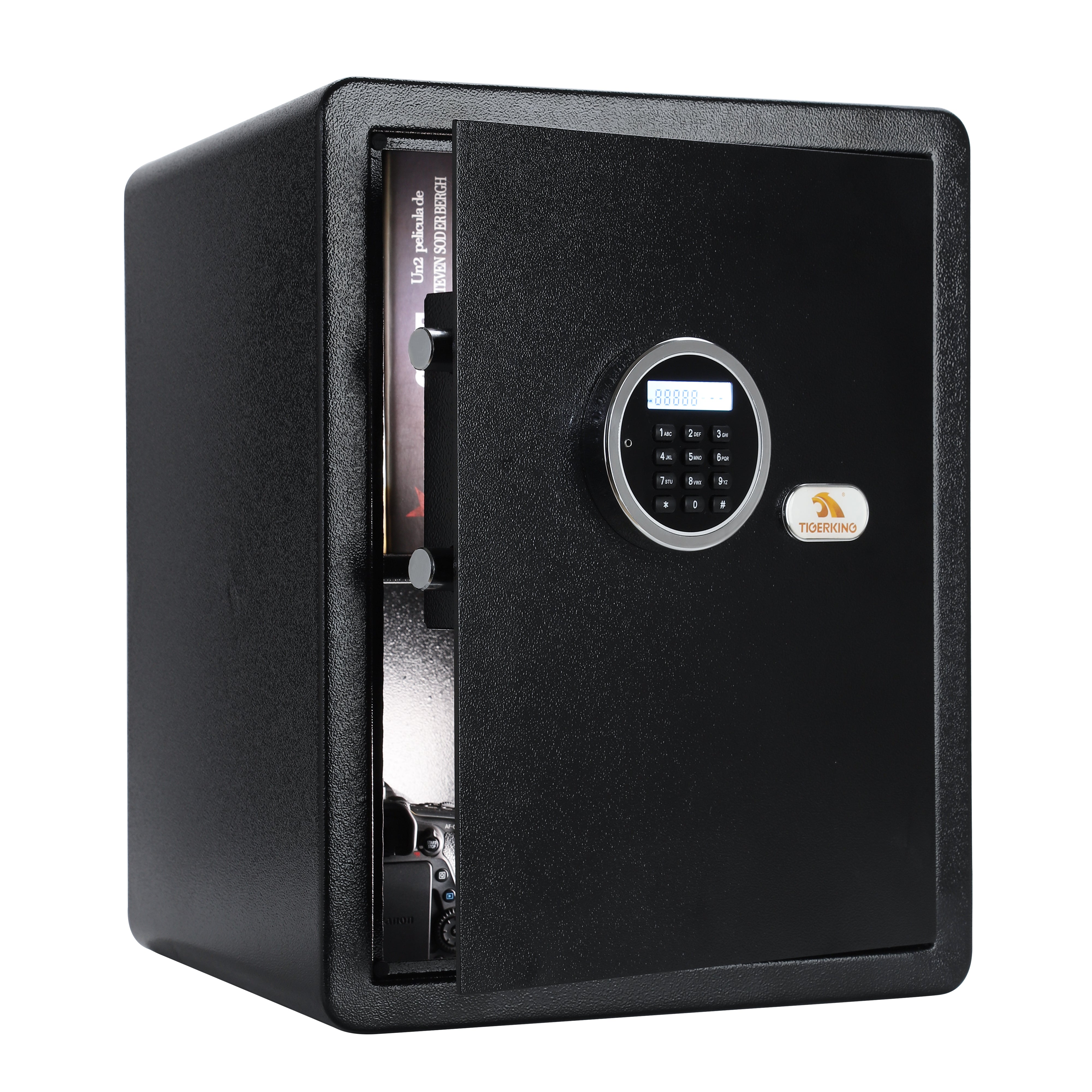 Security Home Safe 1.8 Cubit Feet Black E45LK - TIGERKING TIGERKING SAFE